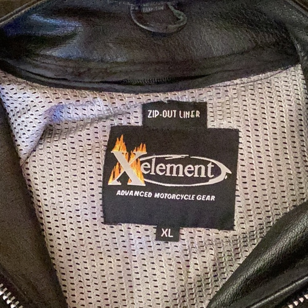 Leather Motorcycle Riding Jacket - Picture 3 of 5